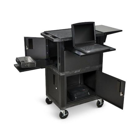 Luxor Ultimate Presentation Station with Cabinets with Cabinets WTPSCE